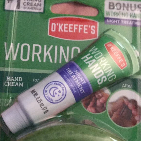 Set of 2 O’Keeffe’s Working Hands w Bonus night cream - Picture 3 of 5